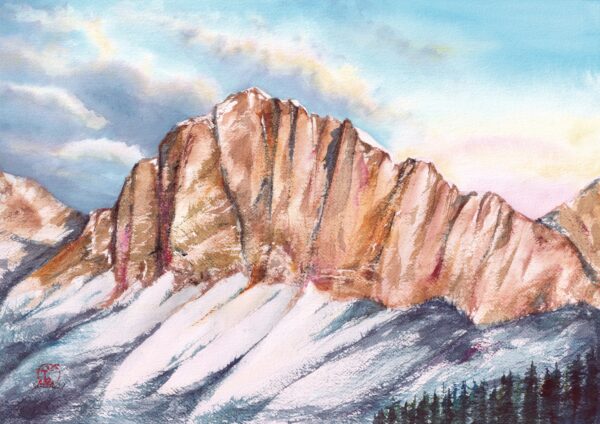 Mount Yamnuska Sunrise